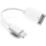 Adaptateur lightning vers usb pour appareil photo, certifi� apple mfi usb 3. 0 otg dongle pour iphone ...