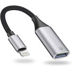 Adaptateur lightning vers usb [certifi� apple mfi] adaptateur de cam�ra pour iphone, ios otg adaptateur ...