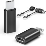 Adaptateur lightning vers usb c, 2 pices adaptateur lightning vers usb - c pour iphone 16 / 16 pro / ...