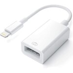 Adaptateur lightning vers usb pour caméra iphone / ipad, otg pour lecteur de carte, clé usb, disque dur, ... Adaptateur lightning vers usb pour caméra iphone / ipad, otg pour lecteur de carte, clé usb, disque dur, ...