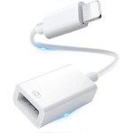 Adaptateur lightning vers usb otg pour iphone, [certifi mfi] usb 3. 0 compatible iphone 14. connectez ...