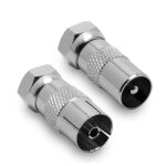 Adaptateur (lot de 2) f / 9, 52 mm m�le / m�le et m�le / fem.