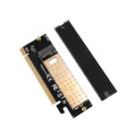 Adaptateur m. 2 nvme m2 vers disque ssd pcie 3. 0x16, carte contrleur, interface cl m, prise en charge ...