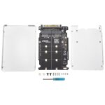 Adaptateur m. 2 ssd vers u. 2 2in1 m. 2 nvme et sata - bus ngff ssd vers pci - e u. 2 adaptateur sff ...