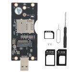 Adaptateur m. 2 vers usb 3. 0, carte riser avec emplacement pour carte sim, accessoires informatiques, ...