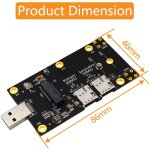Adaptateur m. 2 vers usb 3. 0, cl m2 b vers usb 3. 0, carte de conversion de type a avec double emplacement ...