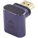Adaptateur magntique vertical coud a 90 degrs 8k type - a hdmi 2. 1 mle vers femelle adaptateur vido ...