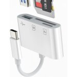 Adaptateur memory stick pro duo 5 - en - 1 en aluminium lecteur de cartes sd / tf / cf / ms / xd pour ...