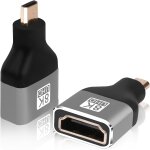Adaptateur micro hdmi vers hdmi, 8k / @60hz adaptateur micro hdmi mle vers hdmi femelle compatible avec ...