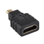 Adaptateur micro hdmi vers hdmi, plaqu� or, 1080p, m�le vers hdmi standard, pour raspberry pi 4 mod�le ...