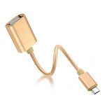 Adaptateur micro usb  type c, cble otg, pour tlphone samsung sony xiaomi android, pour cl usb