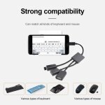 Adaptateur micro usb mâle vers femelle otg, hub usb, pour samsung, xiaomi, huawei, souris, clavier, disque ... Adaptateur micro usb mâle vers femelle otg, hub usb, pour samsung, xiaomi, huawei, souris, clavier, disque ...