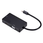 Adaptateur mini affichage 3 en 1 vers vga / dvi, convertisseur hdmi, adaptateur mini dp pour mac book ...