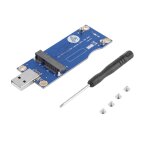 Adaptateur mini pci - e vers usb, carte d'extension de module de transmission de donnes avec sim 6 / ...