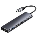 Adaptateur multiport 9 - en - 1 usb c hub usb - c vers usb3. 0 + usb2. 0x2 + micro - sd + audio + sd ...