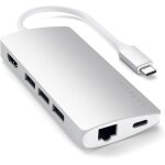 Adaptateur multiport usb - c v2 - 4k hdmi (60hz), charge usb - c 60w, gbe, lecteurs de carte sd / micro, ...