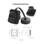 Adaptateur mural ¿tanche ¿ montage ¿ vis, type d vers usb 3. 0 type c rj45 cat6, connecteur compatible ... Adaptateur mural ¿tanche ¿ montage ¿ vis, type d vers usb 3. 0 type c rj45 cat6, connecteur compatible ...