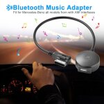 Adaptateur de musique bluetooth usb, audio de remplacement sans fil pvc + cuivre durable