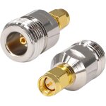 Adaptateur n femelle  sma mle adaptateur fiche n femelle sma male rf d'antenne coaxiale connecteur ...