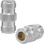 Adaptateur de type n femelle vers femelle 50 ohms (connecteur n - couplage) - adaptateur coaxial hf - ...