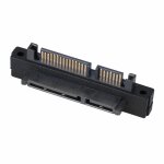 Adaptateur d'ordinateur sata 22 (7 + 15) broches m�le � femelle, coud� � 90 degr�s, c�ble convertisseur, ...