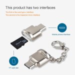 Adaptateur otg usb 3. 1 type c micro sd tf, lecteur de cartes mmoire, pour samsung galaxy s9 l, lecteurs ...