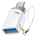 Adaptateur otg usb femelle vers usb - c m�le compact blanc xo blanc