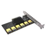Adaptateur pcie express 1x � x16, extension pci - e 1 � 6, usb 3. 0, multiplicateur pour carte graphique ...