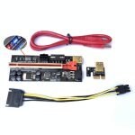 Adaptateur pcie riser 009 express, 1x 4x 8x 16x, extension pci e usb riser 009c gpu double 6 broches, ... Adaptateur pcie riser 009 express, 1x 4x 8x 16x, extension pci e usb riser 009c gpu double 6 broches, ...