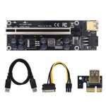 Adaptateur pcie riser 009 express 1x 4x 8x 16x, extension pci e usb riser 009s gpu double 6 broches, ... Adaptateur pcie riser 009 express 1x 4x 8x 16x, extension pci e usb riser 009s gpu double 6 broches, ...
