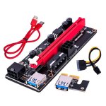 Adaptateur pcie riser 009 express 1x 4x 8x 16x, extension pci e usb riser 009s gpu double 6 broches, ... Adaptateur pcie riser 009 express 1x 4x 8x 16x, extension pci e usb riser 009s gpu double 6 broches, ...