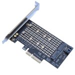 Adaptateur pcie vers m2 / m. 2 ssd, adaptateur pcie nvme / m2 ssd vers sata pci e, m key + b key 2021 ...