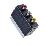 Adaptateur pritel convertisseur av mle 3rca pour ps4 tv dvd[z112]