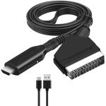 Adaptateur péritel vers hdmi avec câble d'alimentation usb full hd 1080p, compatible avec lecteur dvd, ... Adaptateur péritel vers hdmi avec câble d'alimentation usb full hd 1080p, compatible avec lecteur dvd, ...