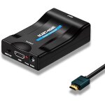 Adaptateur p�ritel vers hdmi - convertisseur peritel hdmi pour tv pour tv / dvd / bo�tier - plug - and ...