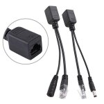 Adaptateur poe power over ethernet, kit s�parateur d'injecteur, c�ble poe, injecteur rj45 pour mini cam�ra ...