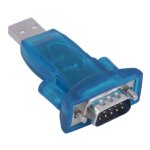 Adaptateur de port srie usb vers rs232, cble db9  9 broches, convertisseur avec adaptateur femelle, ...