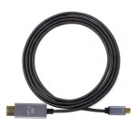 Adaptateur portable de type c  displayport, 1. 8m, haute clart, large compatibilit, 8k, 30hz, connexion ...