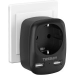 Adaptateur prise anglaise uk angleterre france, prise irlande avec 2 usb, anglaise vers france pour irlande ...