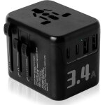 Adaptateur prise anglaise compact et lger adaptateur prise universelle de voyage avec une scurit renforce ...