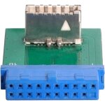 Adaptateur de prise de carte mre 19 / 20 broches vers usb 3. 1 type - e key - b[z364]