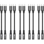 Adaptateur de prise de casque a 3, 5mm, adaptateur ecouteur usb c jack 3. 5mm en nylon, adaptateur jack ...