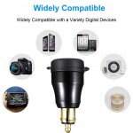 Adaptateur de prise de courant pour moto, type c pd pm3 psp, cam�ra rouge, double usb pour bmw hella