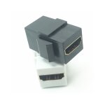 Adaptateur de prise hdtv pour panneau de sortie de plaque murale, connecteur enfichable, connecteur femelle, ...