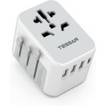 Adaptateur prise universelle avec 3 usb et 1 type c, adaptateur universel de voyage france vers anglaise ... Adaptateur prise universelle avec 3 usb et 1 type c, adaptateur universel de voyage france vers anglaise ...