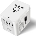 Adaptateur prise universelle, avec pd35w + 2 usb c + 2 usb + 1 prise ac, 6 in1 adaptateur universel de ... Adaptateur prise universelle, avec pd35w + 2 usb c + 2 usb + 1 prise ac, 6 in1 adaptateur universel de ...