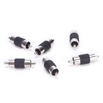 Adaptateur rca mle a mle, 10 pices / 6 pices, prise audio et vido av, cble d'extension, adaptateur ...