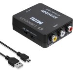 Adaptateur rca vers hdmi av 2 hdmi convertisseur av vers hdmi support 1080p avec cble de charge usb ...