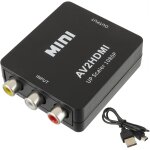 Adaptateur rca vers hdmi convertisseur av en hdmi, 1080p supporte pal / ntsc rca composite cvbs convertisseur ... Adaptateur rca vers hdmi convertisseur av en hdmi, 1080p supporte pal / ntsc rca composite cvbs convertisseur ...