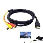 Adaptateur rca vers hdml - 1. 5m, convertisseur 1080p adaptateur rca hdml vidéo câble pour console de ... Adaptateur rca vers hdml - 1. 5m, convertisseur 1080p adaptateur rca hdml vidéo câble pour console de ...
